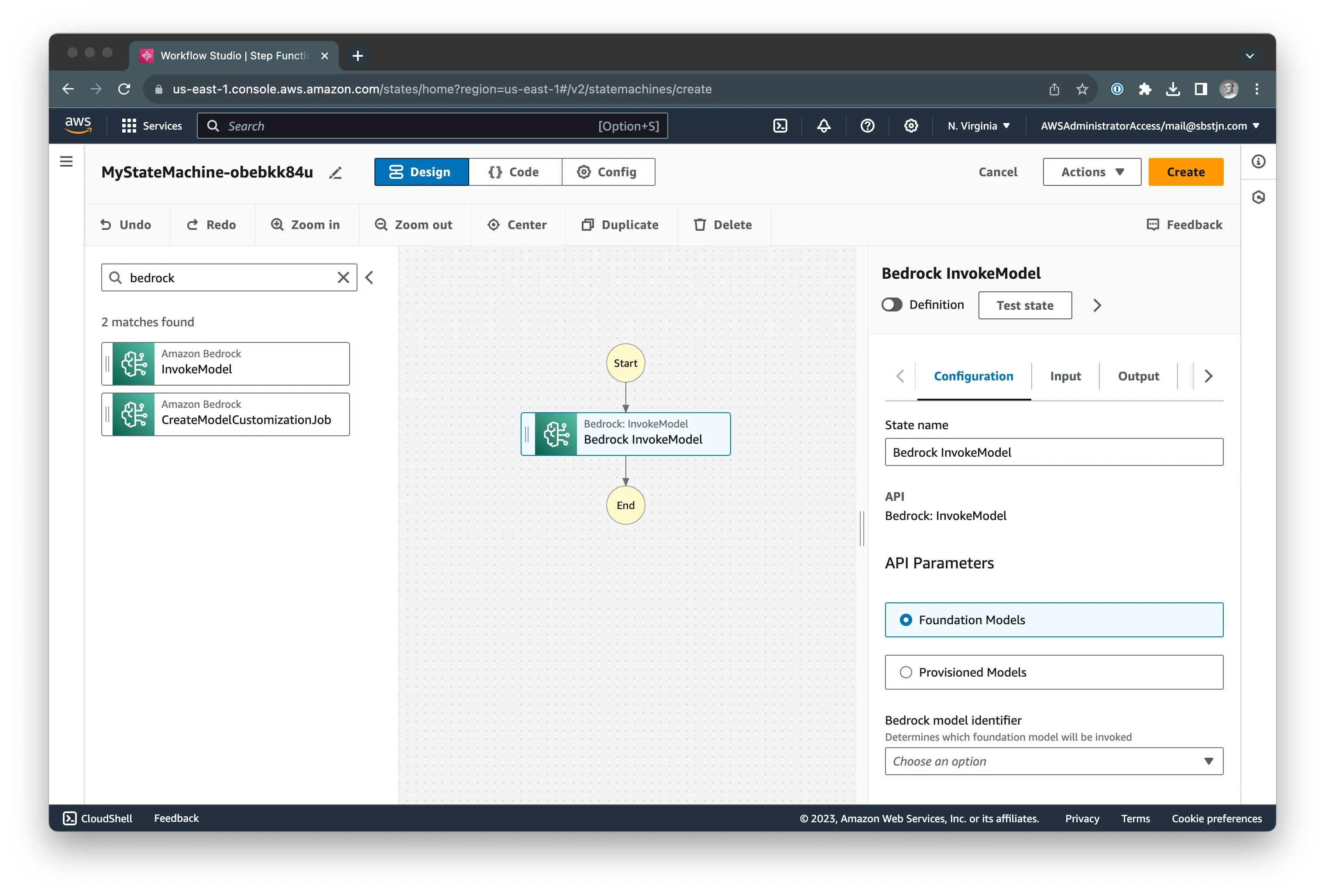 Edit your AWS Step Function