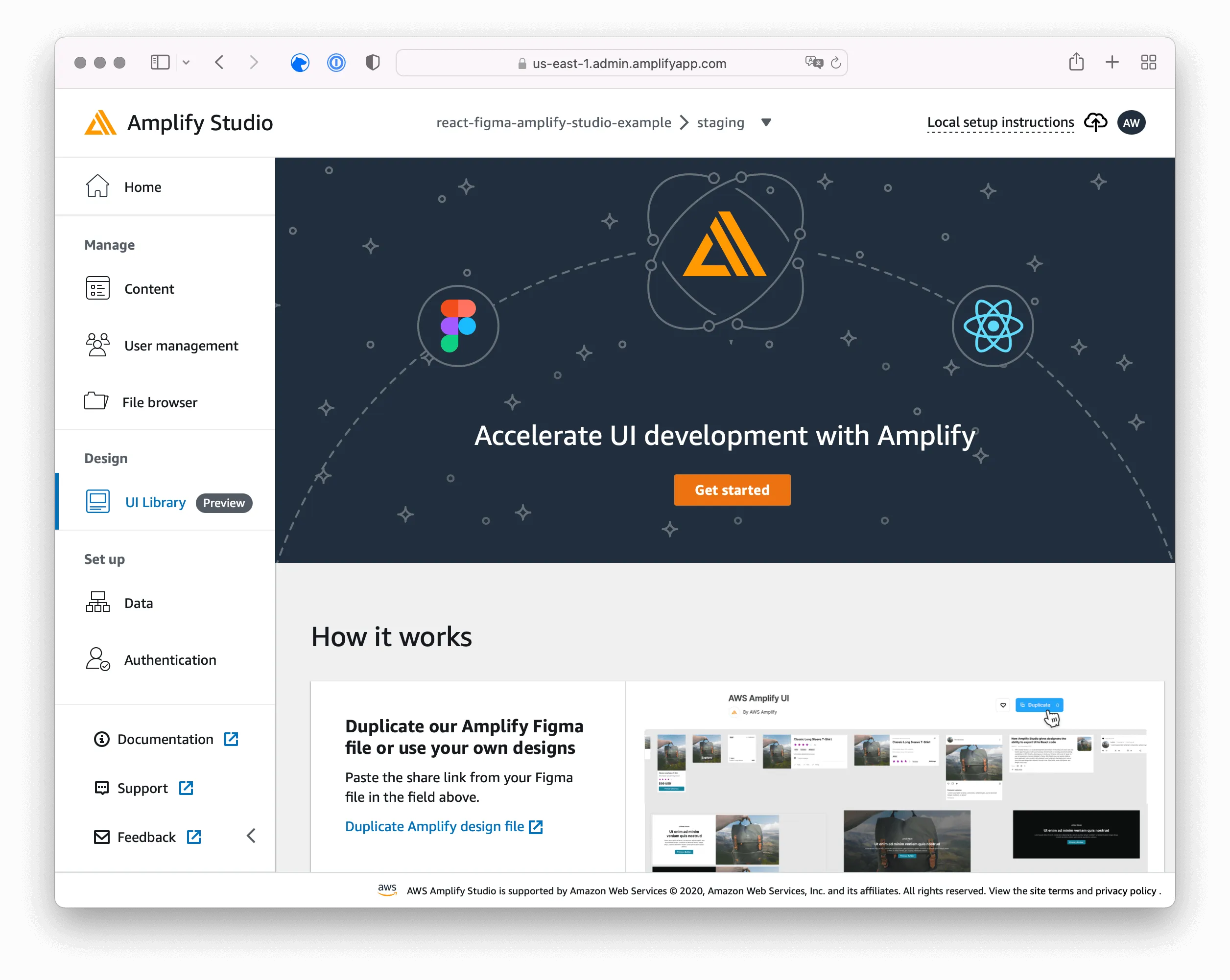 aws amplify studio: welcome
