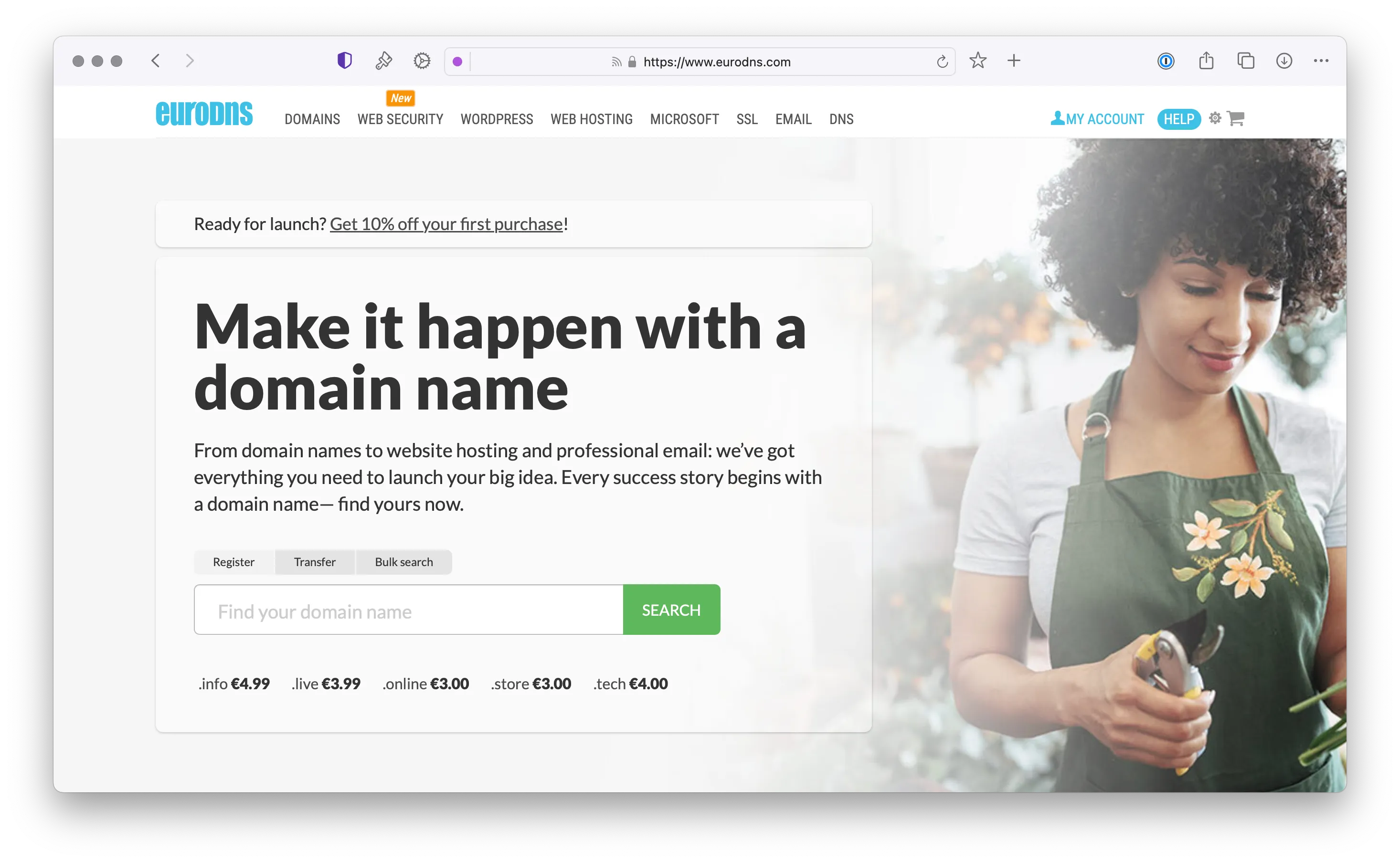 EuroDNS Domain Registrar