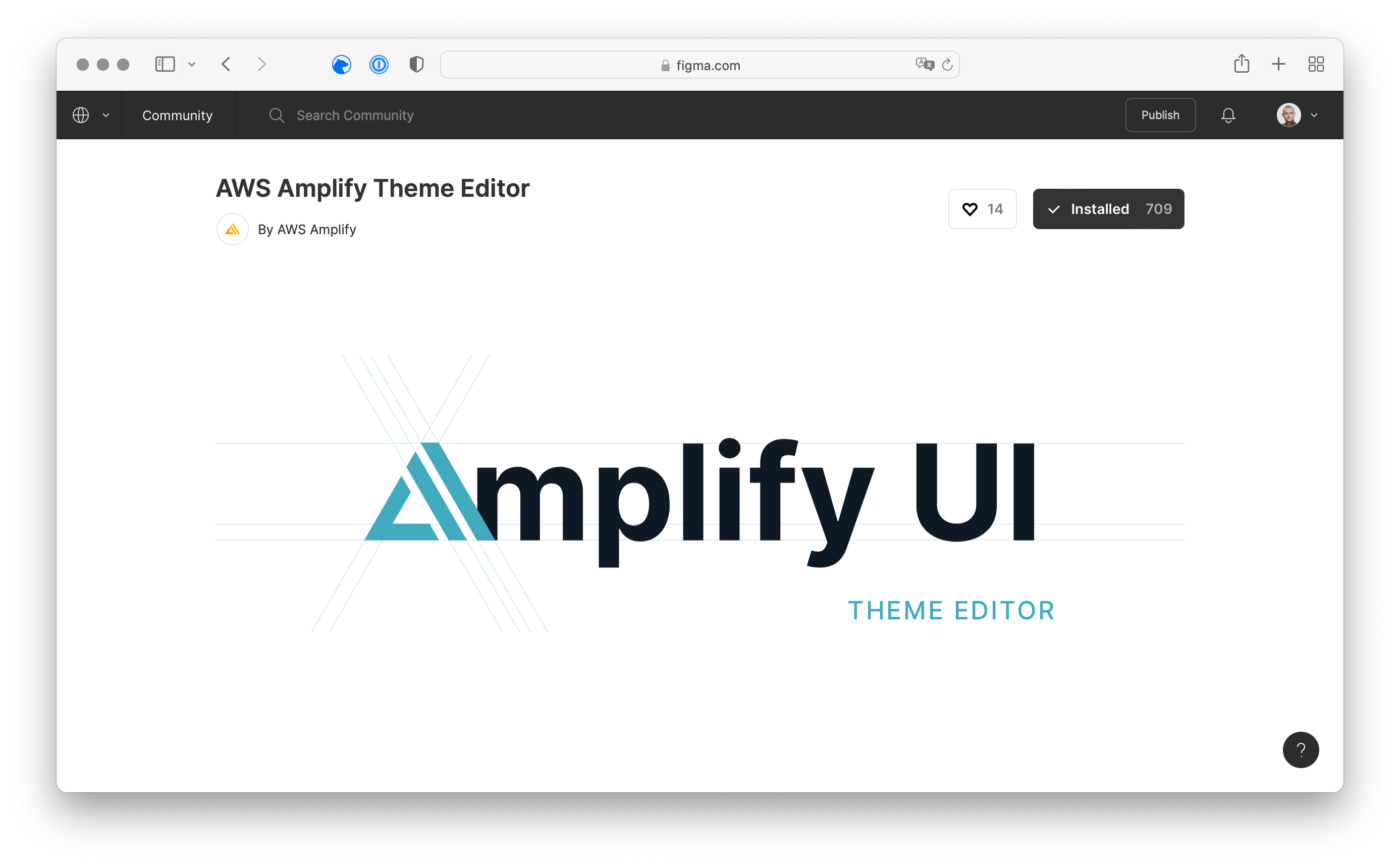 AWS Amplify Theme Editor plugin for Figma