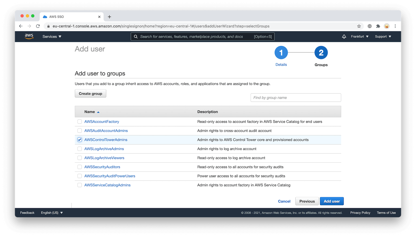 superwerker Single Sign-On - Groups